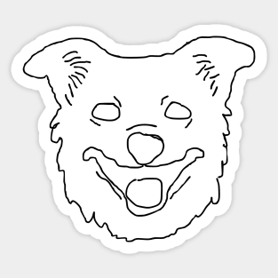 Dog Face Sticker